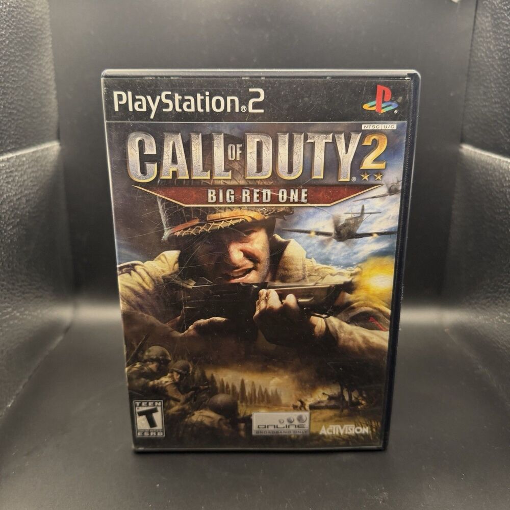 Call of Duty 2 : Big Red One : PlayStation 2 PS2 Complete in Box w/ Manual CIB